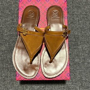 Tory Burch Eloise Suede Thong Sandal